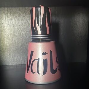 Timmy Woods Pink and Black Nail polish handbag